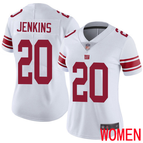 Women New York Giants 20 Janoris Jenkins White Vapor Untouchable Limited Player Football NFL Jersey